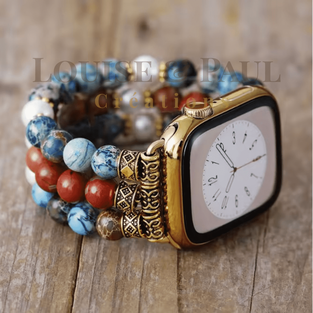 Bracelet Apple Watch Unisexe Jaspe