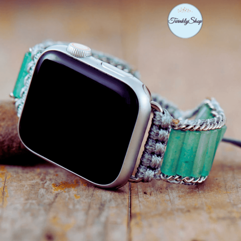 Bracelet Apple Watch Unisexe Aventurine