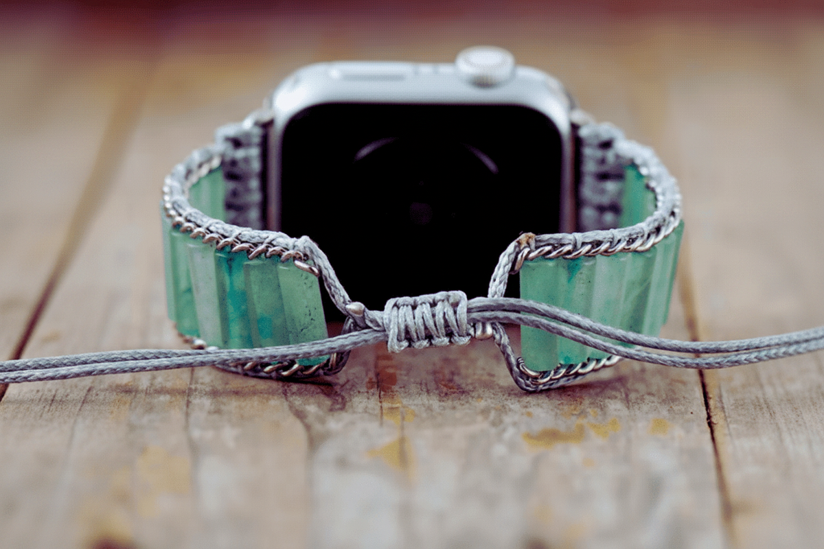 Bracelet Apple Watch Unisexe Aventurine